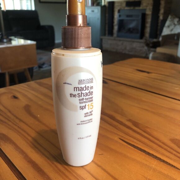 Arbonne Made In The Shade Self Tanner Sunscreen Re9 Elements 6 Ounces READ